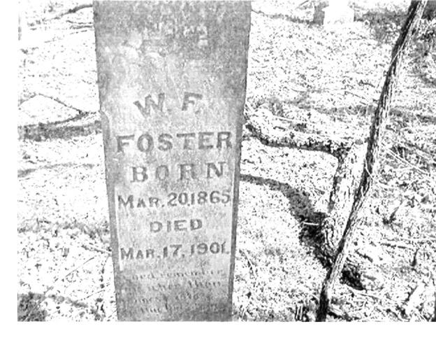 W F Foster Gravestone