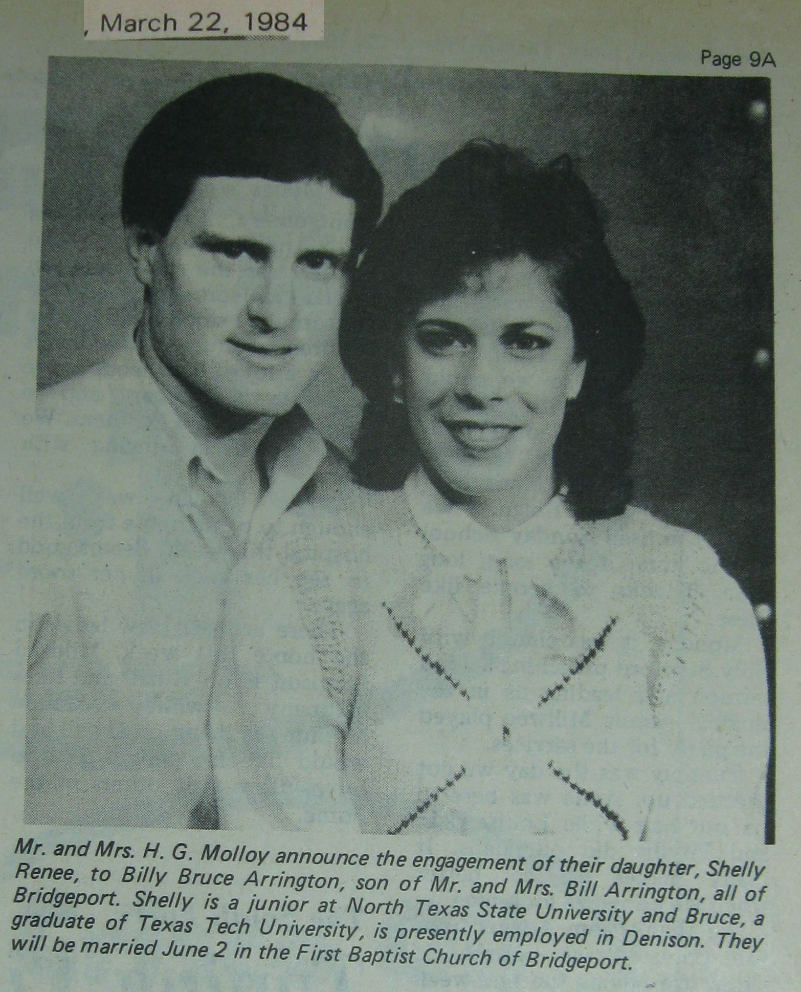 Images of Wise County Wedding and Anniversary Announcements 1976-1999 ...